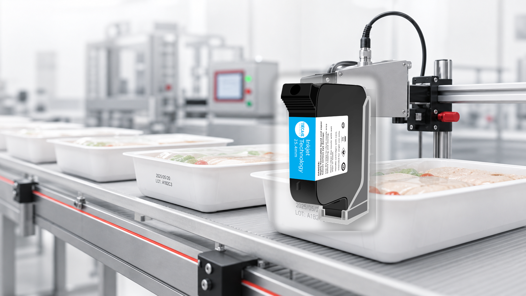 Food packaging coding application